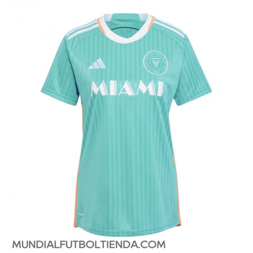 Camiseta Inter Miami Tercera Equipación Replica 2024-25 para mujer mangas cortas